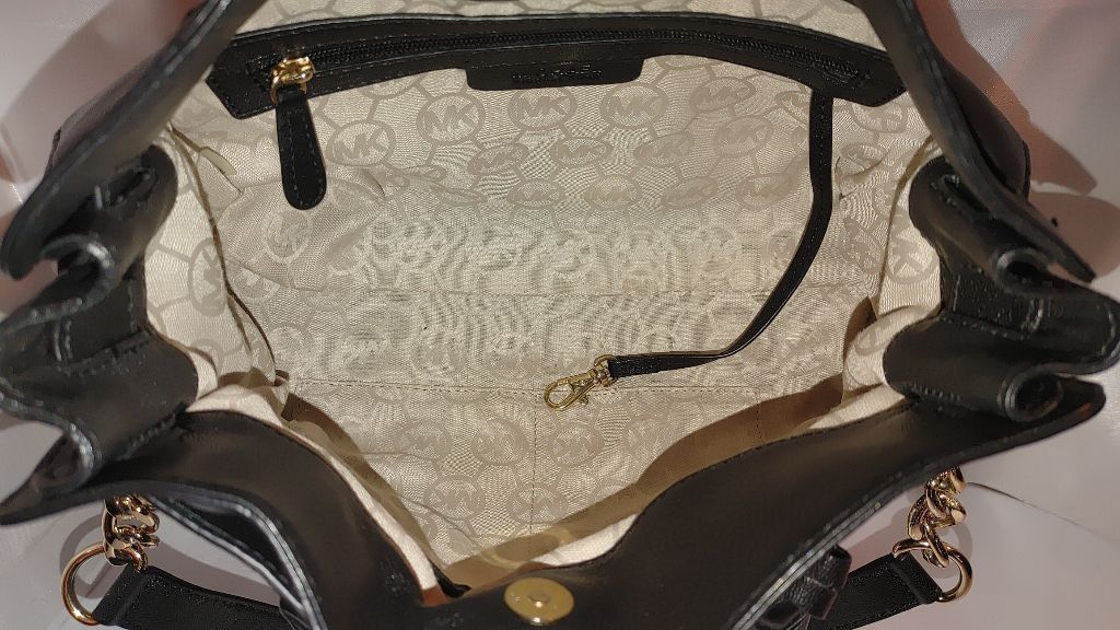 Michael Kors Michael Kors Hamilton Pebbled Leather Satchel Size ONE SIZE - 7 Thumbnail