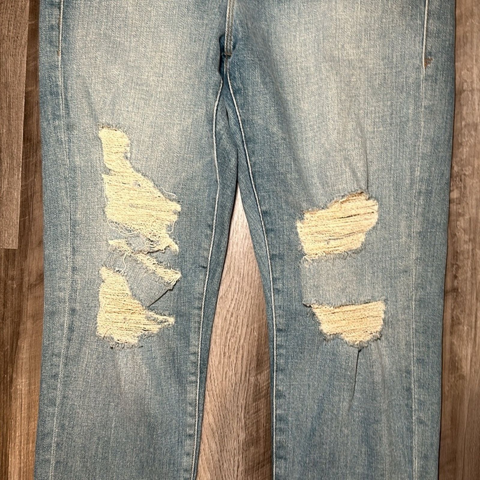 Frame Frame Le Garçon Lucielle Distressed Boyfriend Jeans - 28 Size 28" / US 6 / IT 42 - 5 Thumbnail
