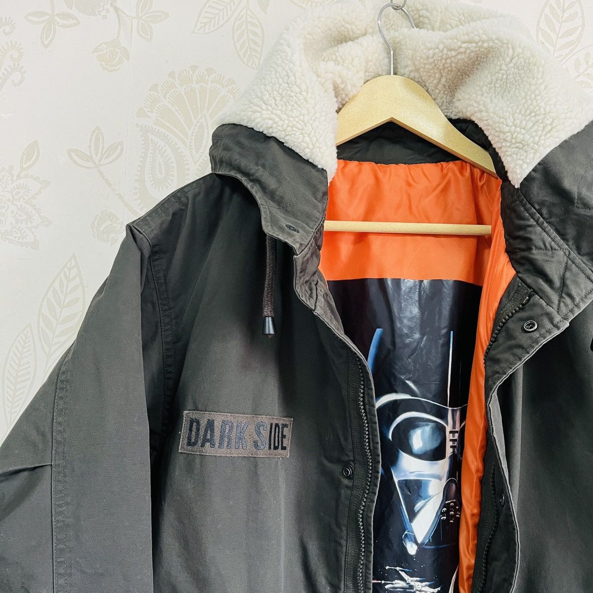 Star Wars Darth Vader Dark Side Parka Long Jacket With Hooded Size US L / EU 52-54 / 3 - 5 Thumbnail