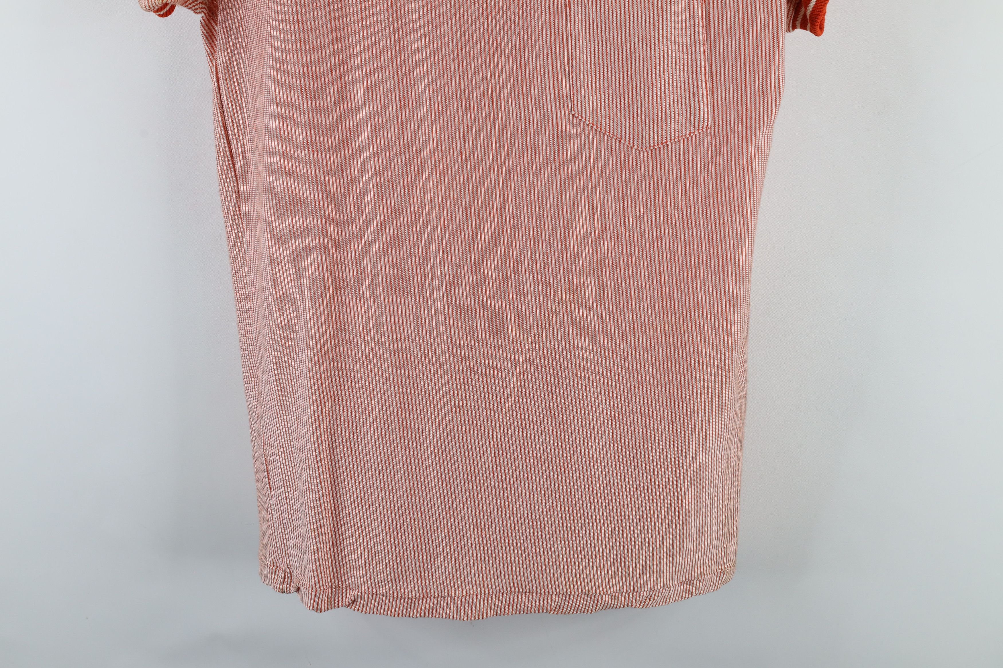 Vintage Vintage 50s 60s Streetwear Knit Ringer T-Shirt Orange Size US M / EU 48-50 / 2 - 3 Thumbnail