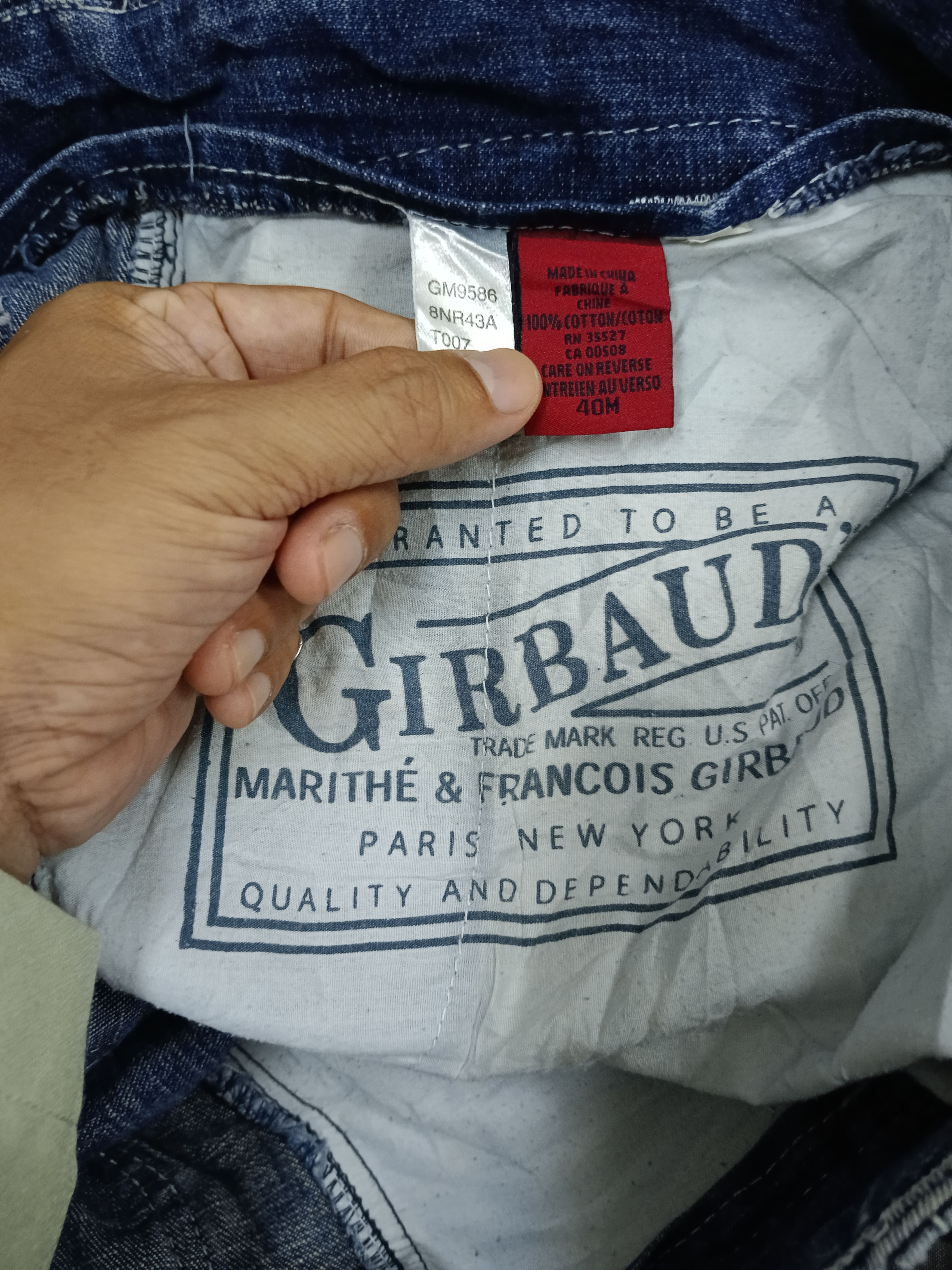 Marithe + Francois Girbaud SICK 90s MFG DENIM PANTS Size US 40 / EU 56 - 8 Thumbnail