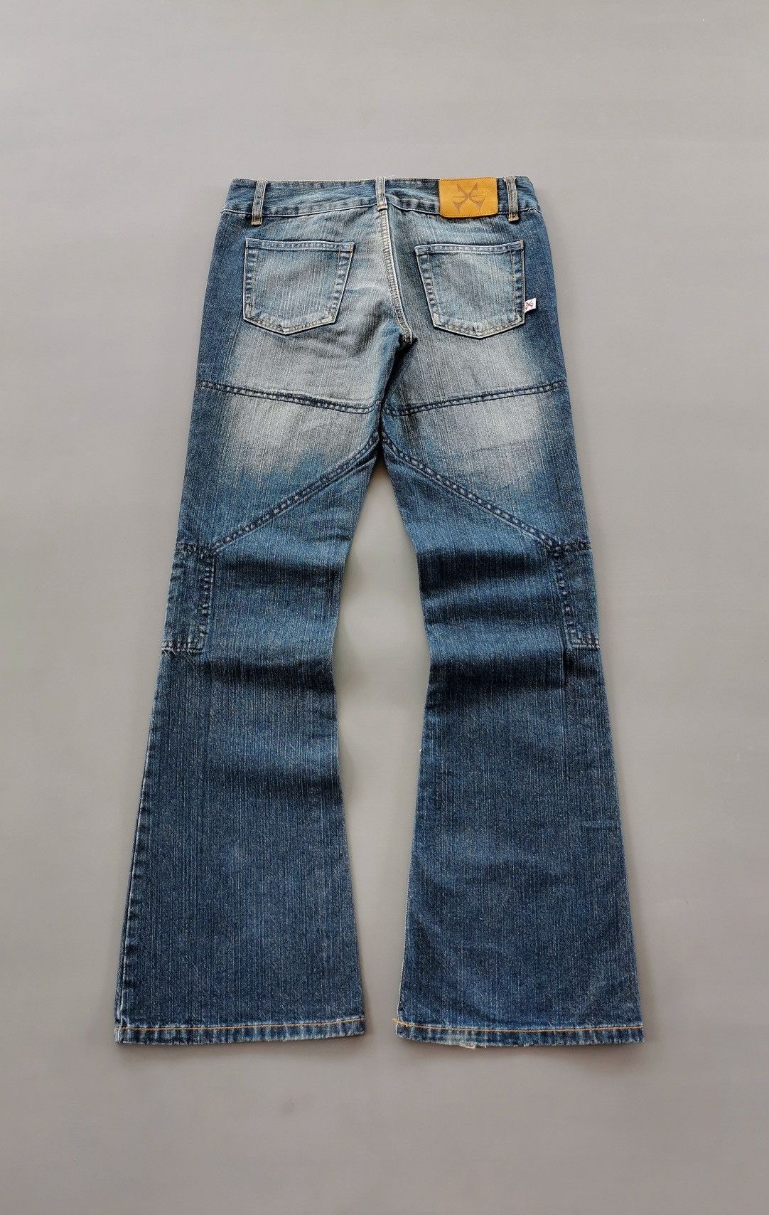 Vintage Bootcut Flared Hornee Kevlar Motorcycle Jeans Size US 31 - 6 Thumbnail