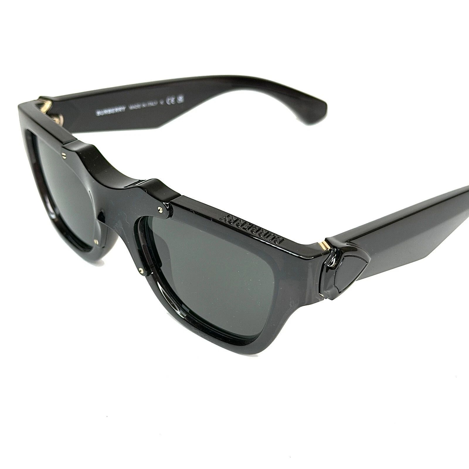 Burberry BURBERRY BE4445U 4445 Black Pilot Designer Sunglasses Size ONE SIZE - 3 Thumbnail
