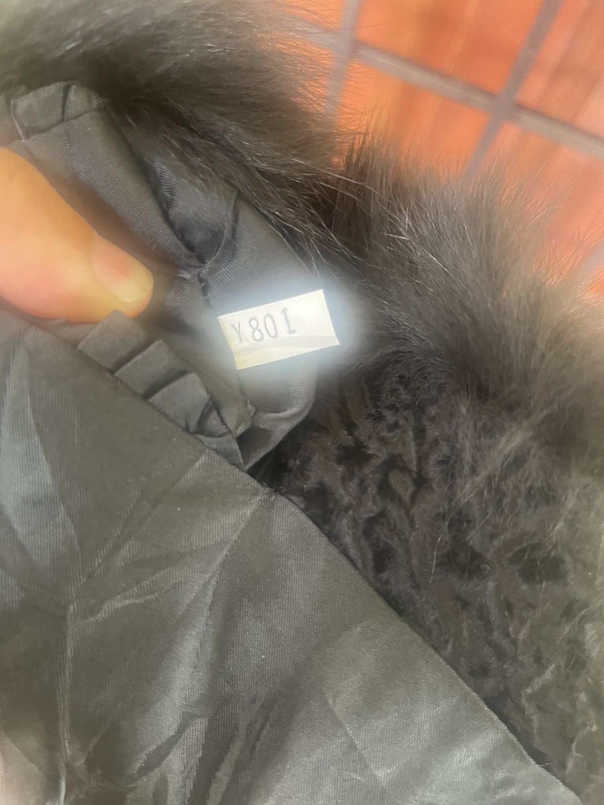 Designer × Japanese Brand × Vintage Very rare ALL BLACK FUR SHOULDER CAPE from FIANCESSE FUR Size ONE SIZE - 13 Thumbnail
