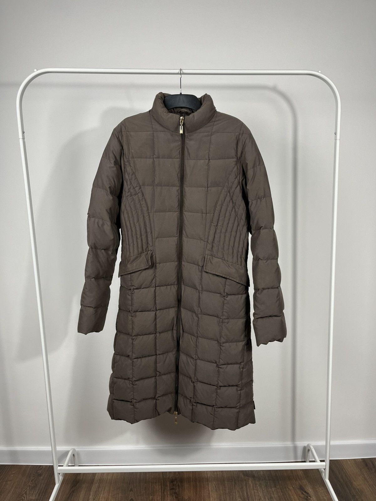 Moncler Moncler Vintage Brown Down Puffer Long Coat Women’s Size L / US 10 / IT 46 - 1 Thumbnail