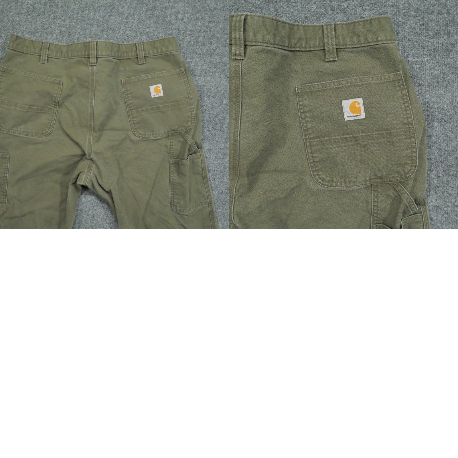 Carhartt VINTAGE Carhartt Pants Mens 42x30 Green Canvas Pants Workwear Relaxed Rugged Flex 40x30 Size US 40 / EU 56 - 9 Thumbnail