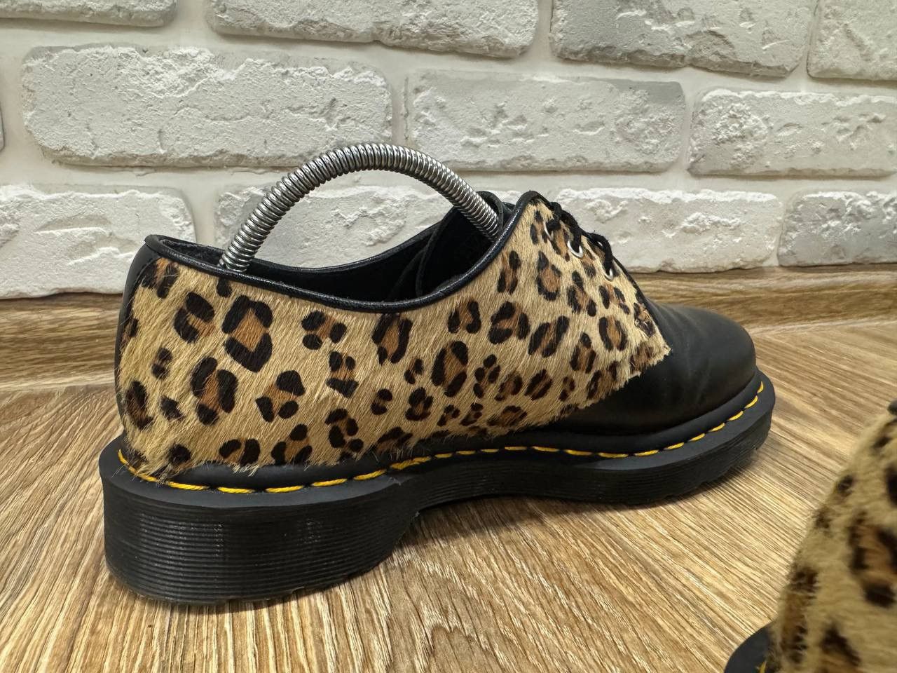 Dr. Martens Vintage Dr. Marten Docs 1461 Leopard Black Oxford Loafer Size US 7 / IT 37 - 12 Thumbnail