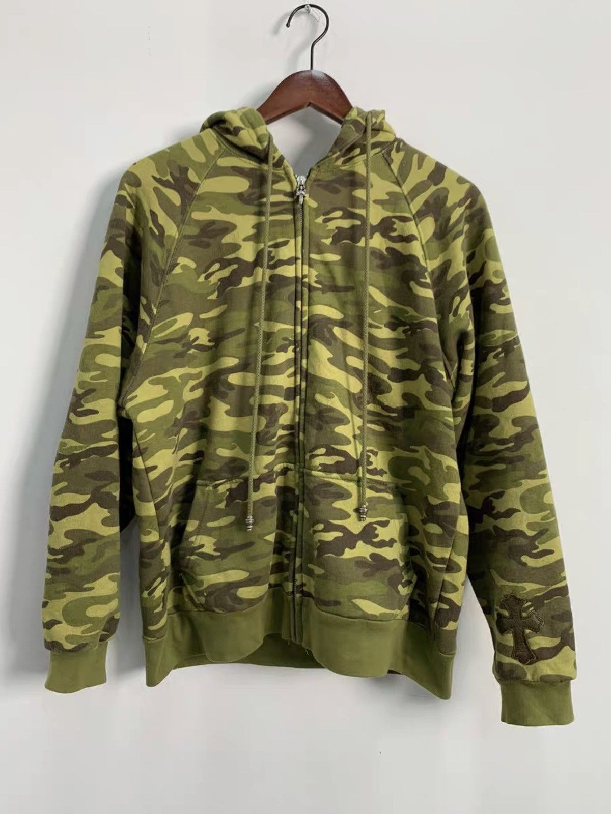 Chrome Hearts Chrome hearts leather patch camo hoodie Size US S / EU 44-46 / 1 - 1 Thumbnail