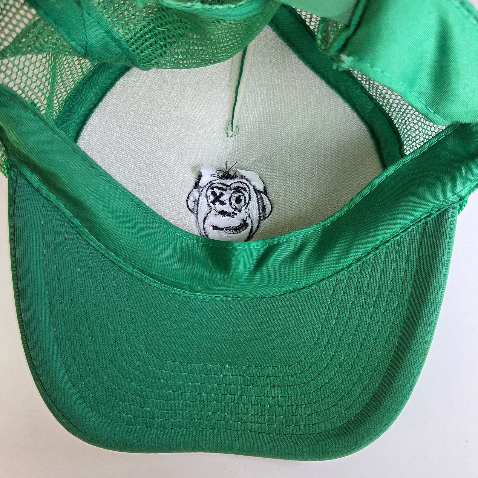 Nissan Green Monkey X-Eye Trucker Hat Rope Bill Nissin Snapback Size ONE SIZE - 9 Thumbnail