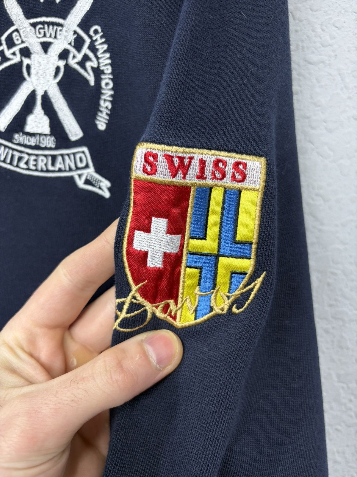 POST ARCHIVE FACTION (PAF) Limited Edition Bergwerk Alpine Rugby Switzerland Chmp Patch Size US XL / EU 56 / 4 - 10 Thumbnail