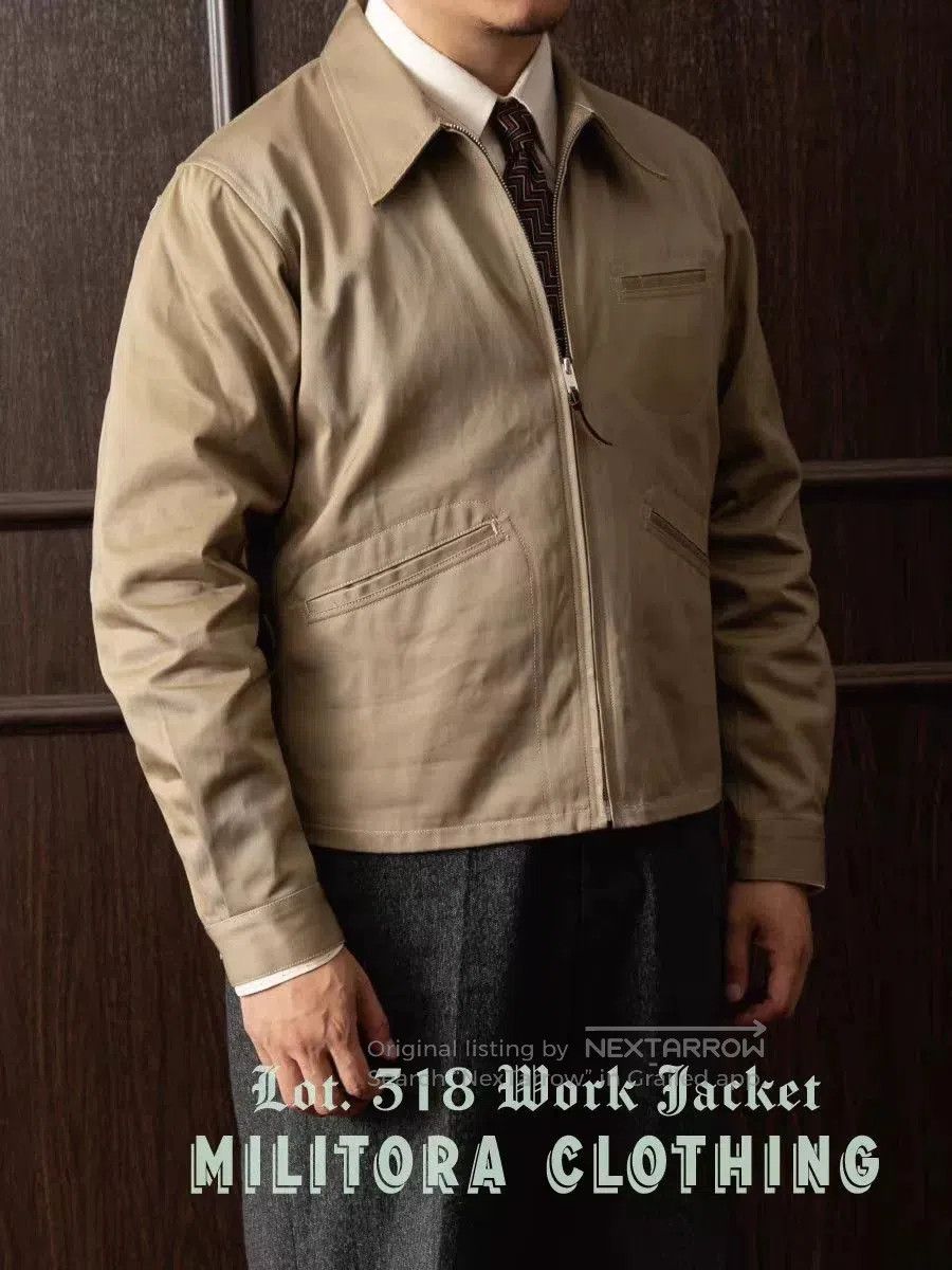 MIL-TEC Militora318 Khaki Utility Casual Short Jacket. Size US S / EU 44-46 / 1 - 2 Thumbnail