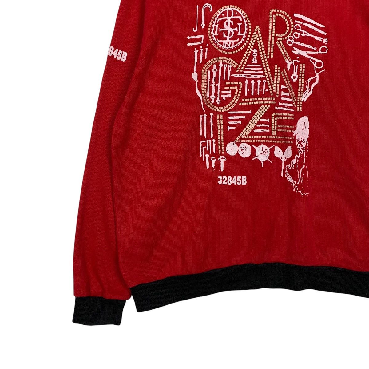 Japanese Brand Japanese Brand Red Crewneck Sweatshirt Size US M / EU 48-50 / 2 - 3 Thumbnail