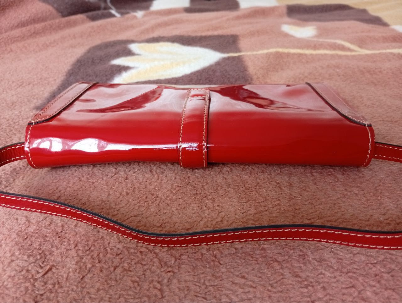 Genuine Leather Clutch bag Genuine original, patent leather Size ONE SIZE - 6 Thumbnail