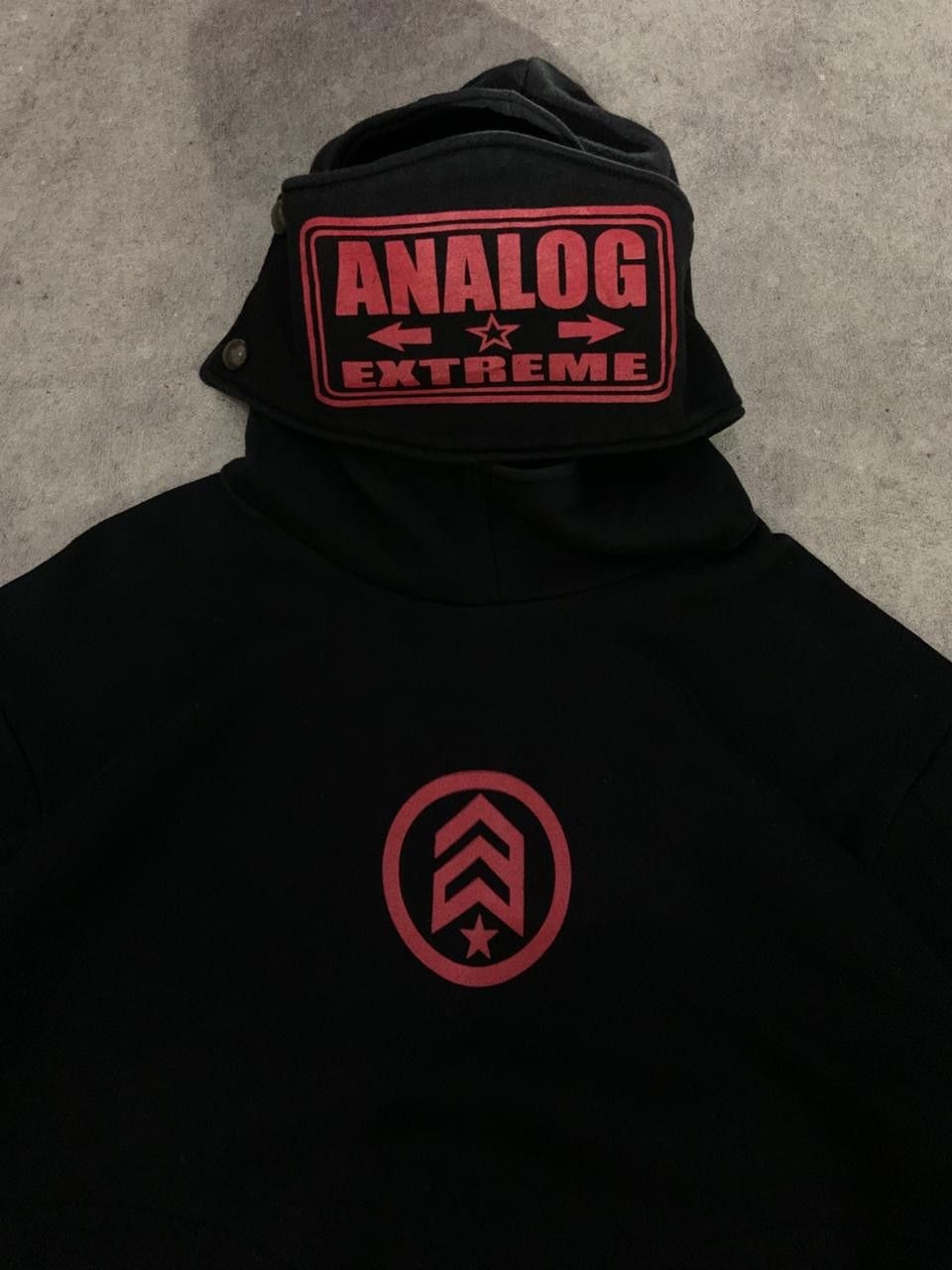 Vintage vintage Analog Hunco balaclava Hoodie Size US M / EU 48-50 / 2 - 2 Thumbnail