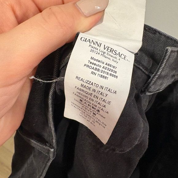 Versace Versace -Woman’s Black Jeans Size 31" - 9 Thumbnail