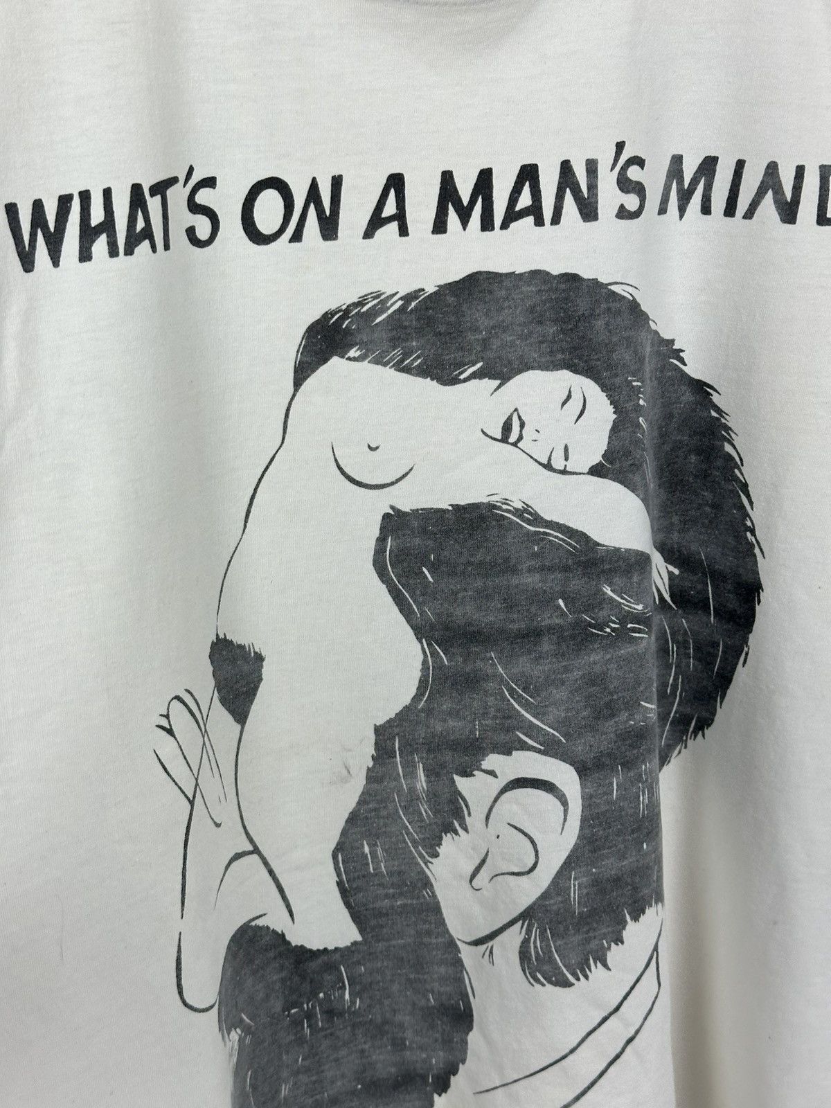 Unsound Rags Sigmund Freud Whats On A Mens Mind RARE Vintage Tee 1990s Size US M / EU 48-50 / 2 - 7 Thumbnail