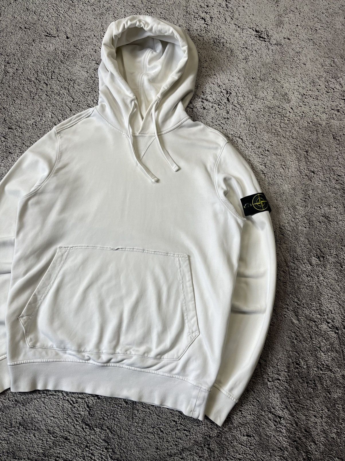 Stone Island Stone Island Hoodie Mens White Pullover Size XL Size US XL / EU 56 / 4 - 4 Thumbnail