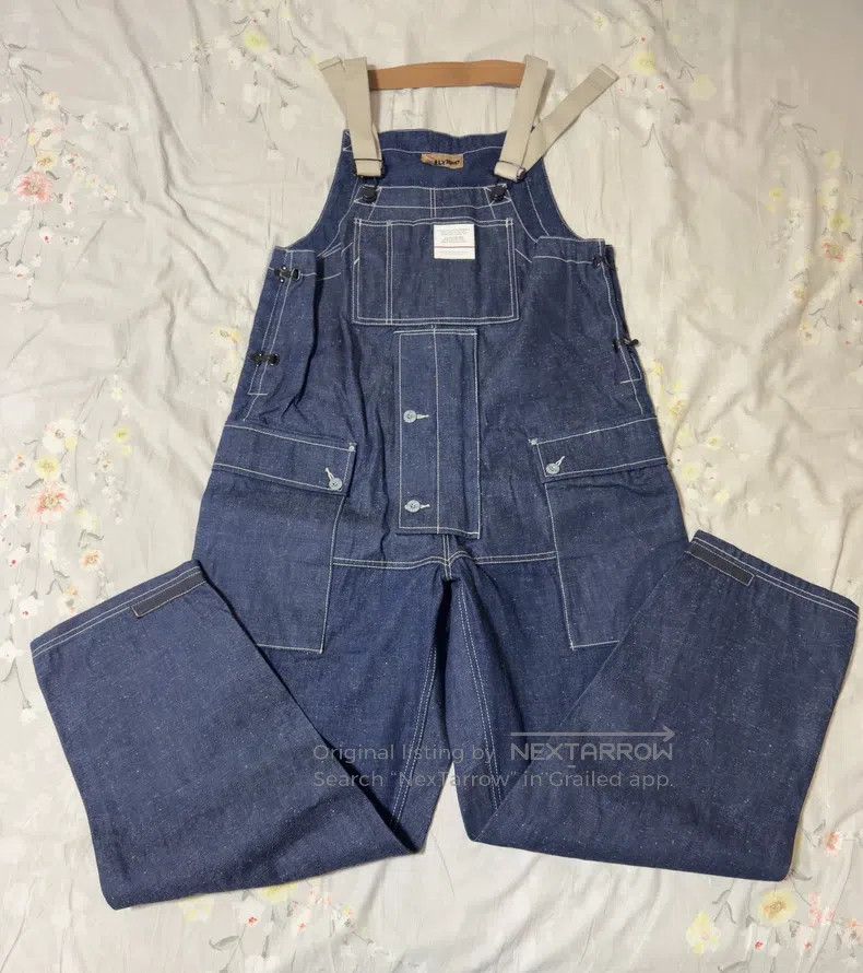 Nigel Cabourn Nigel Cabourn Vintage Loose Denim Overalls Size US 30 / EU 46 - 1 Thumbnail