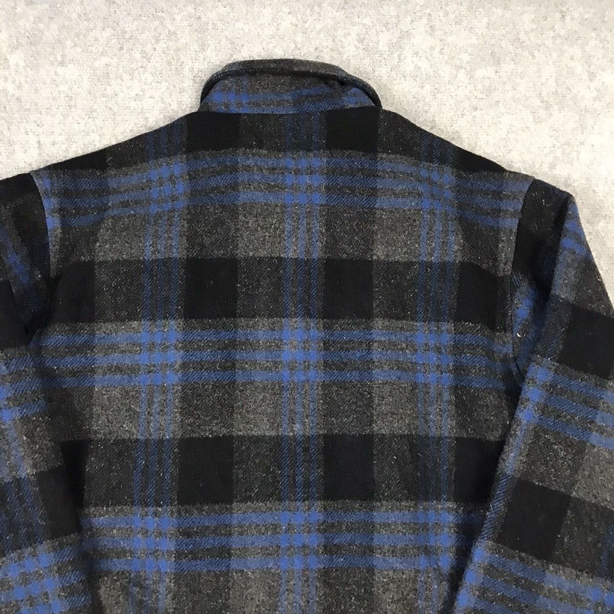 Japanese Brand × Vintage BIG BROS WOOL ZIPPER FLANNEL DESIGN JACKET Size US L / EU 52-54 / 3 - 8 Thumbnail
