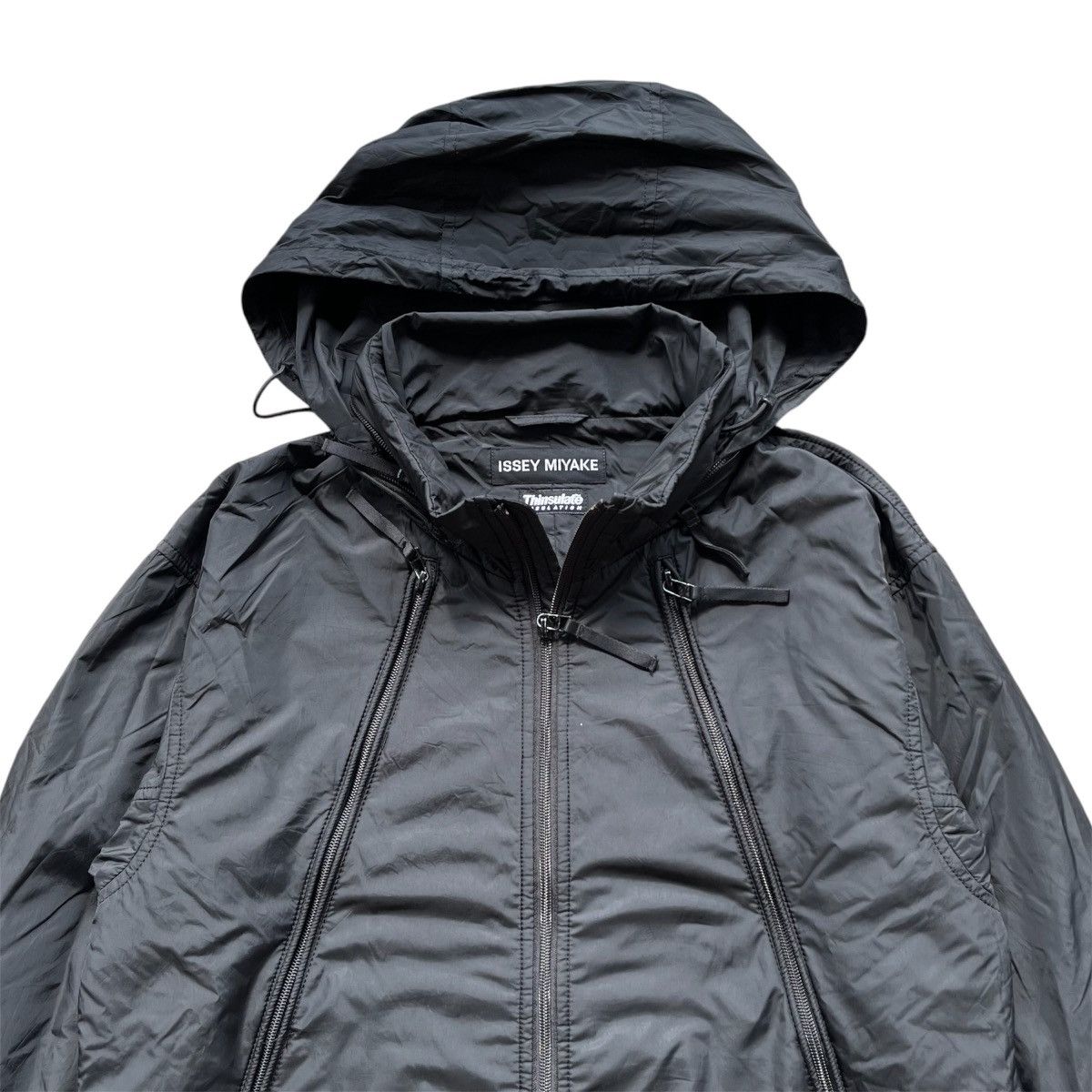 Issey Miyake × Japanese Brand Vintage Issey Miyake Parachute Thinsulate Multizipper Jacket Size US L / EU 52-54 / 3 - 5 Thumbnail