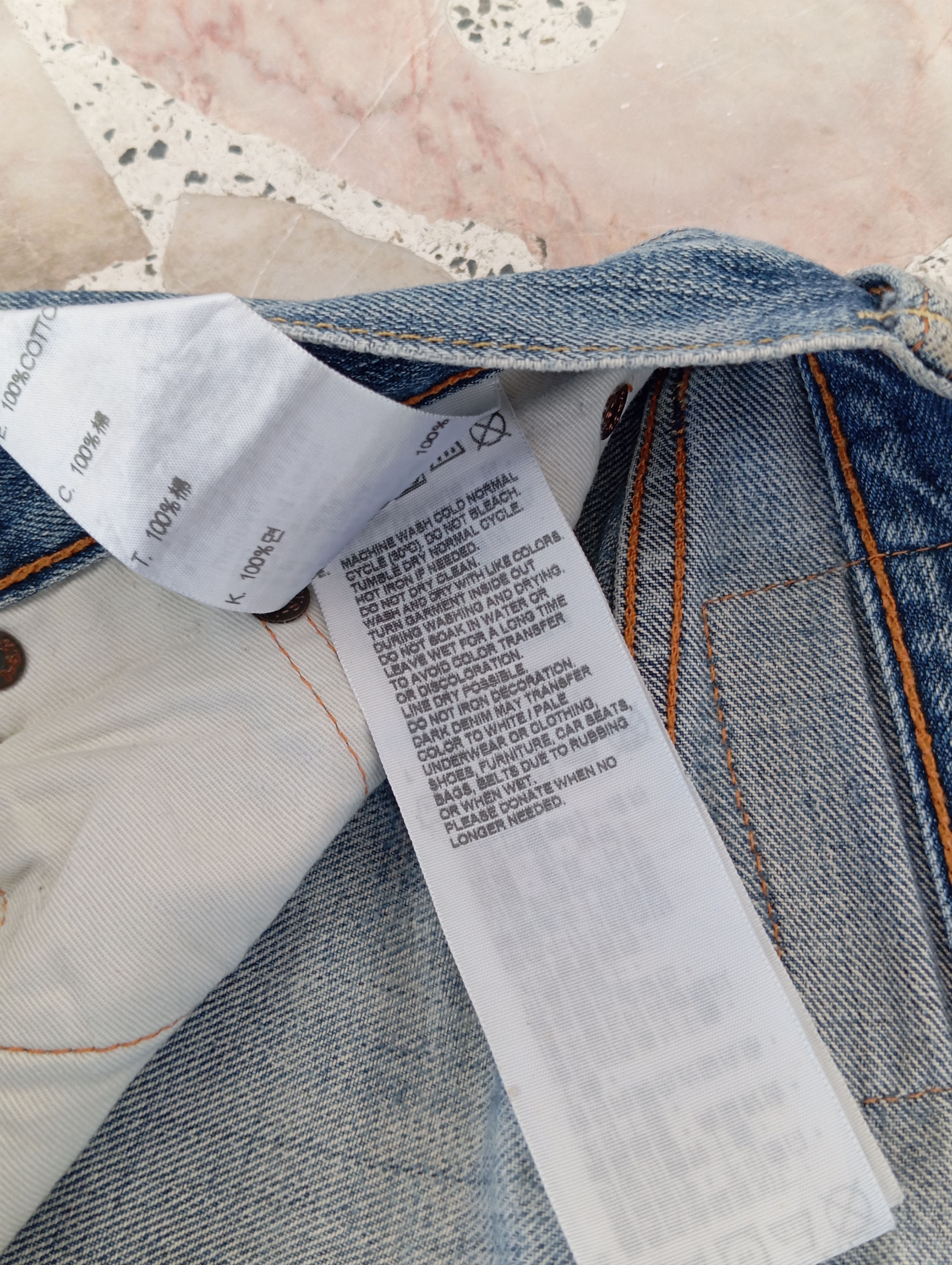 Levi's × Vintage Fair Distressed Levis Vintage Denim light blue with 502 tab Size US 31 - 6 Thumbnail