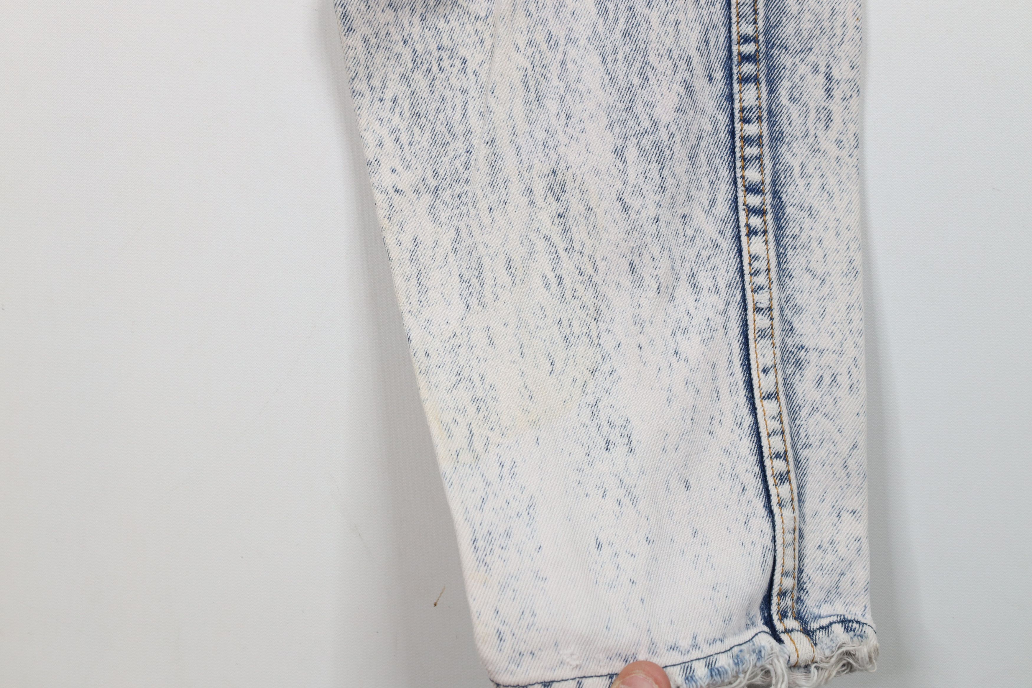 Vintage Vintage 80s 90s Streetwear Wash Tapered Leg Jeans Cotton Size 26" / US 2 / IT 38 - 5 Thumbnail