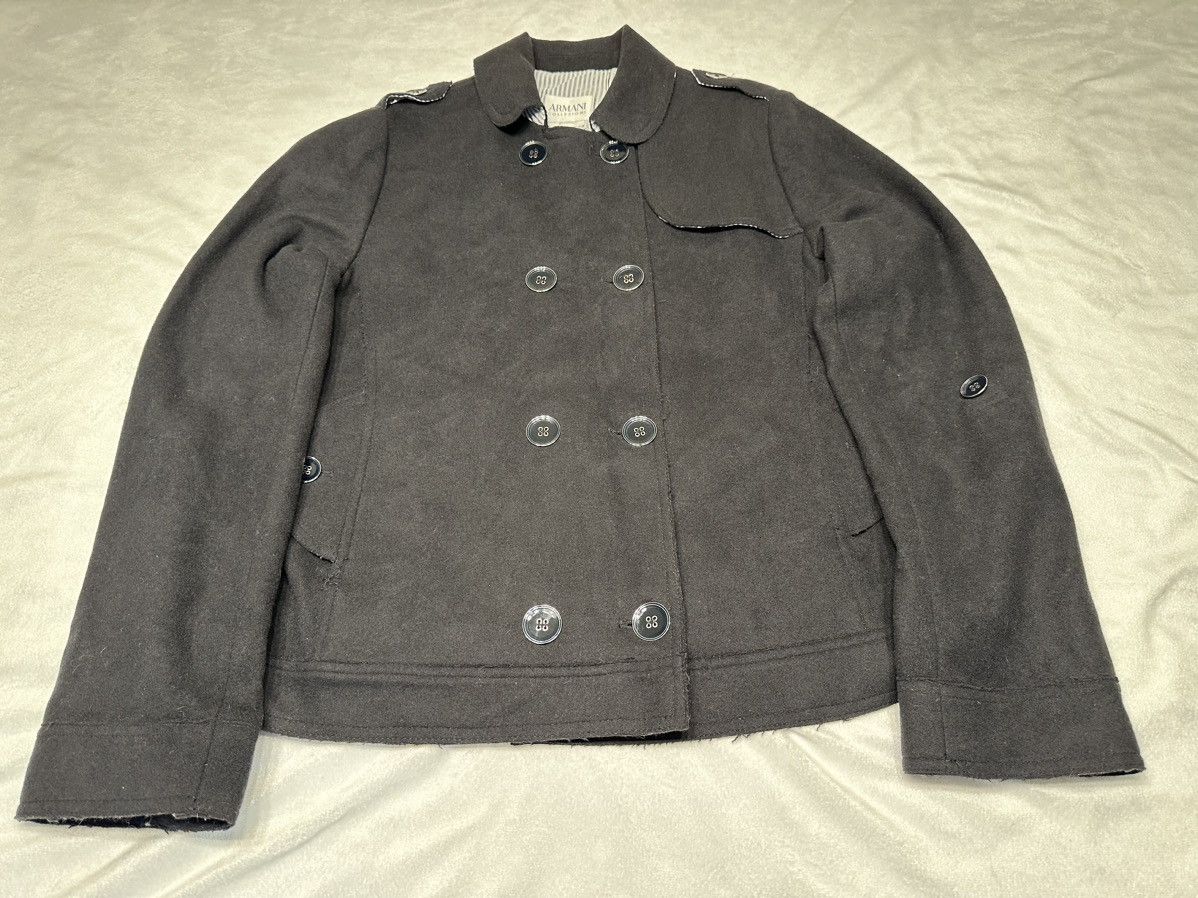 Armani Collezioni Armani Collezioni Women’s Pea Coat Wool Blend Jacket-Size 8 Size M / US 6-8 / IT 42-44 - 1 Thumbnail