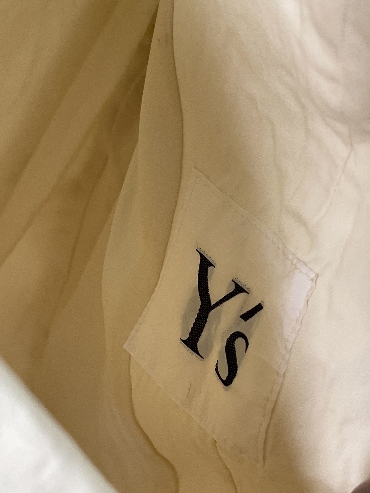 Y's × Yohji Yamamoto 80s Yohji Yamamoto Y’S white Cream Blazer Size M / US 6-8 / IT 42-44 - 8 Thumbnail