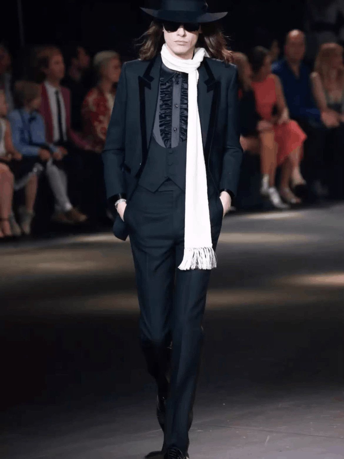 Saint Laurent Paris Sz 52 Saint Laurent Paris by Hedi 16AW Bell Bottom Trousers Size US 36 / EU 52 - 9 Thumbnail