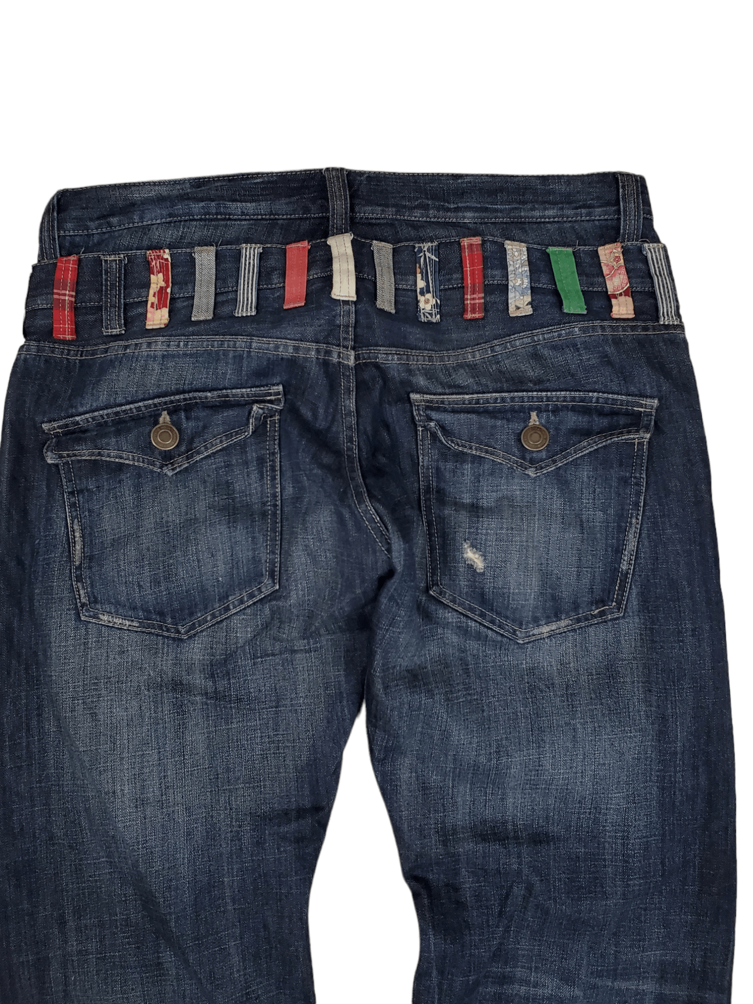 Japanese Brand × Vintage 🔥Vintage Japan Brand Double Waist Denim 🔥 Size US 37 - 4 Thumbnail