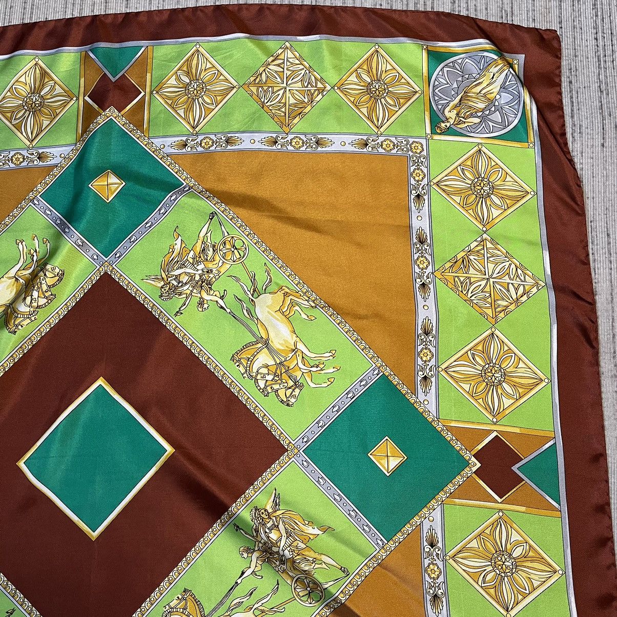 Claude Montana × Vintage Vintage Claude Montana Silk scarf Size ONE SIZE - 6 Thumbnail