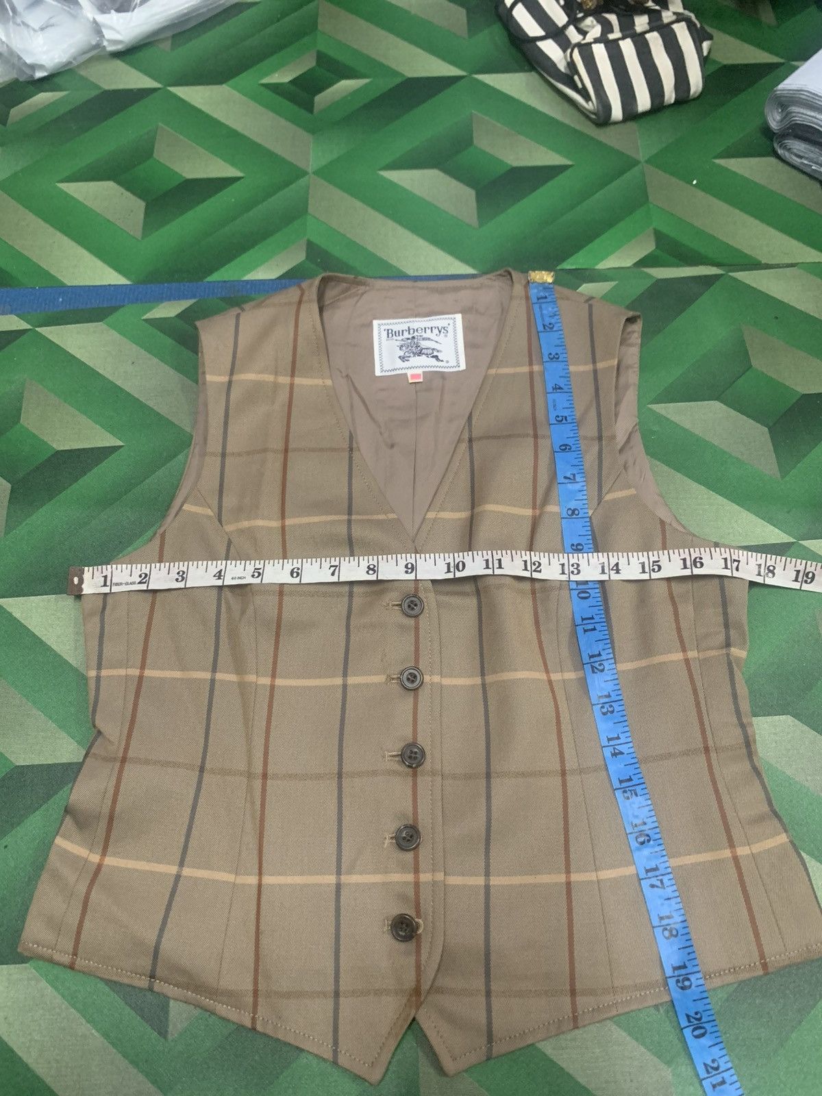 Burberry × Vintage Vintage Burberry Vest Size M / US 6-8 / IT 42-44 - 6 Thumbnail