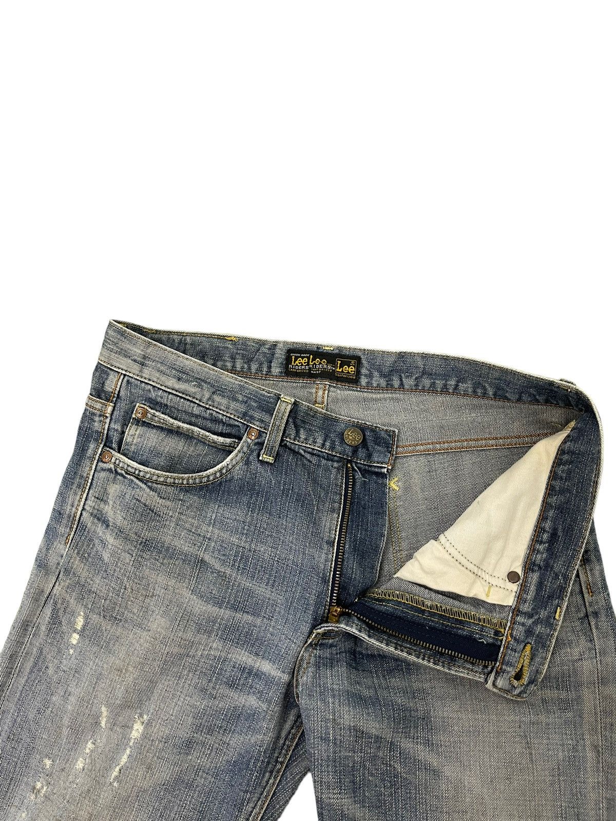 Hysteric Glamour × Japanese Brand Flare Jeans Lee Japan Faded Distress Boot Cut 8🟦2 Size US 35 - 12 Thumbnail