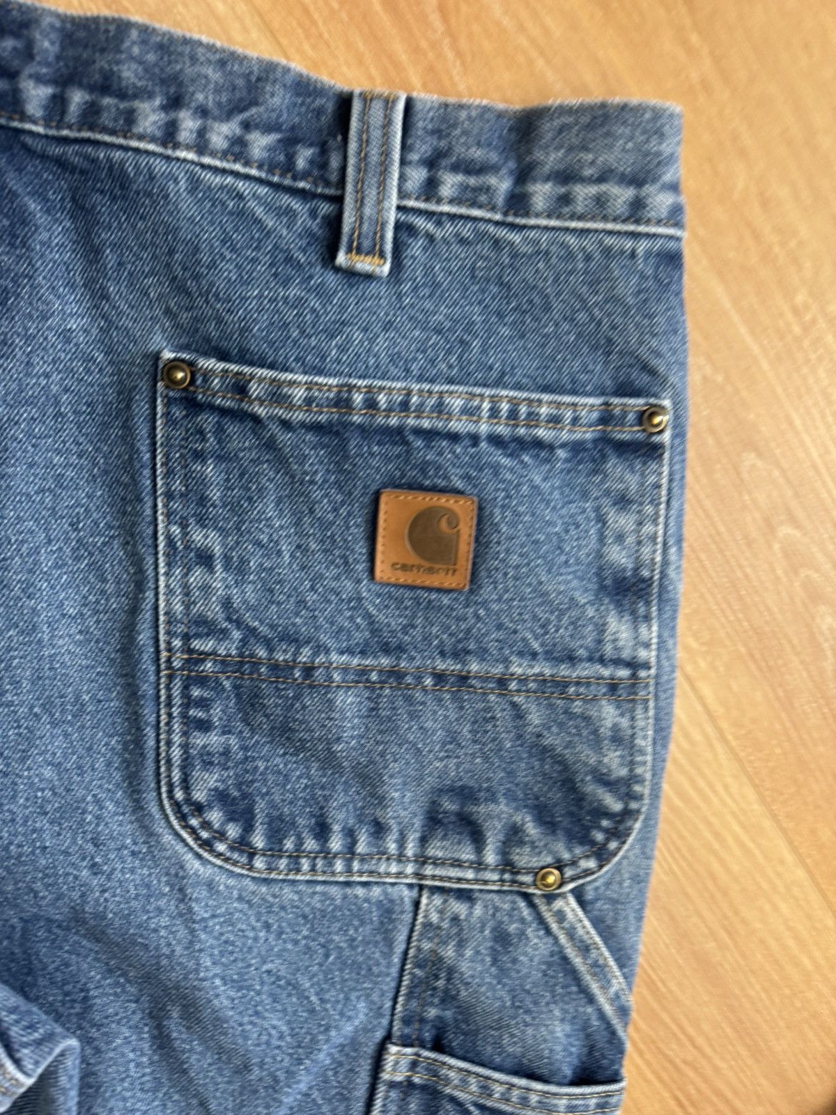 Carhartt Vintage 00’s Carhartt Double Knee Jeans Baggy Pants Size US 36 / EU 52 - 4 Thumbnail