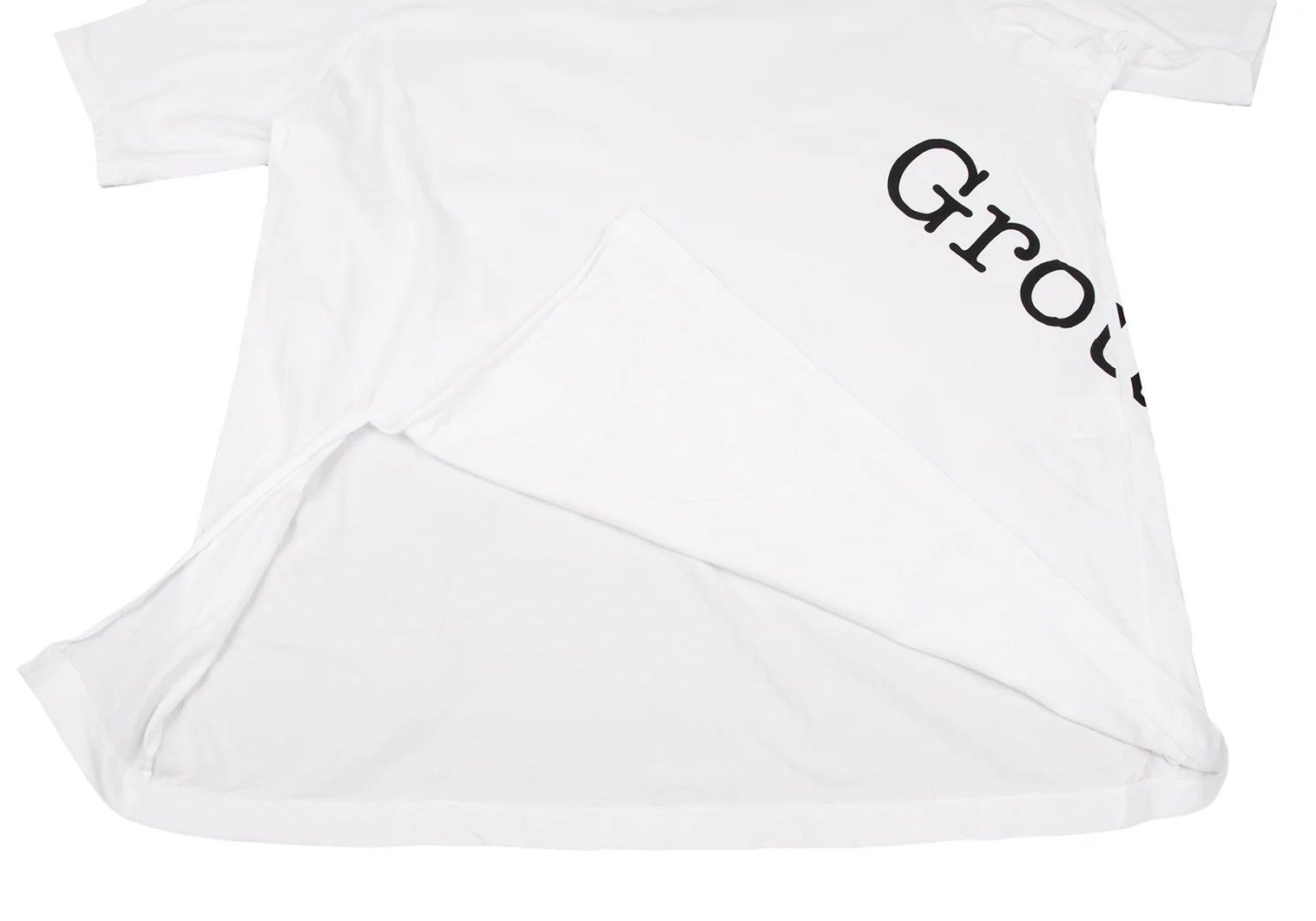 Yohji Yamamoto Logo Print Hem Slit Design Long Sleeve T-Shirt White Size US S / EU 44-46 / 1 - 7 Thumbnail