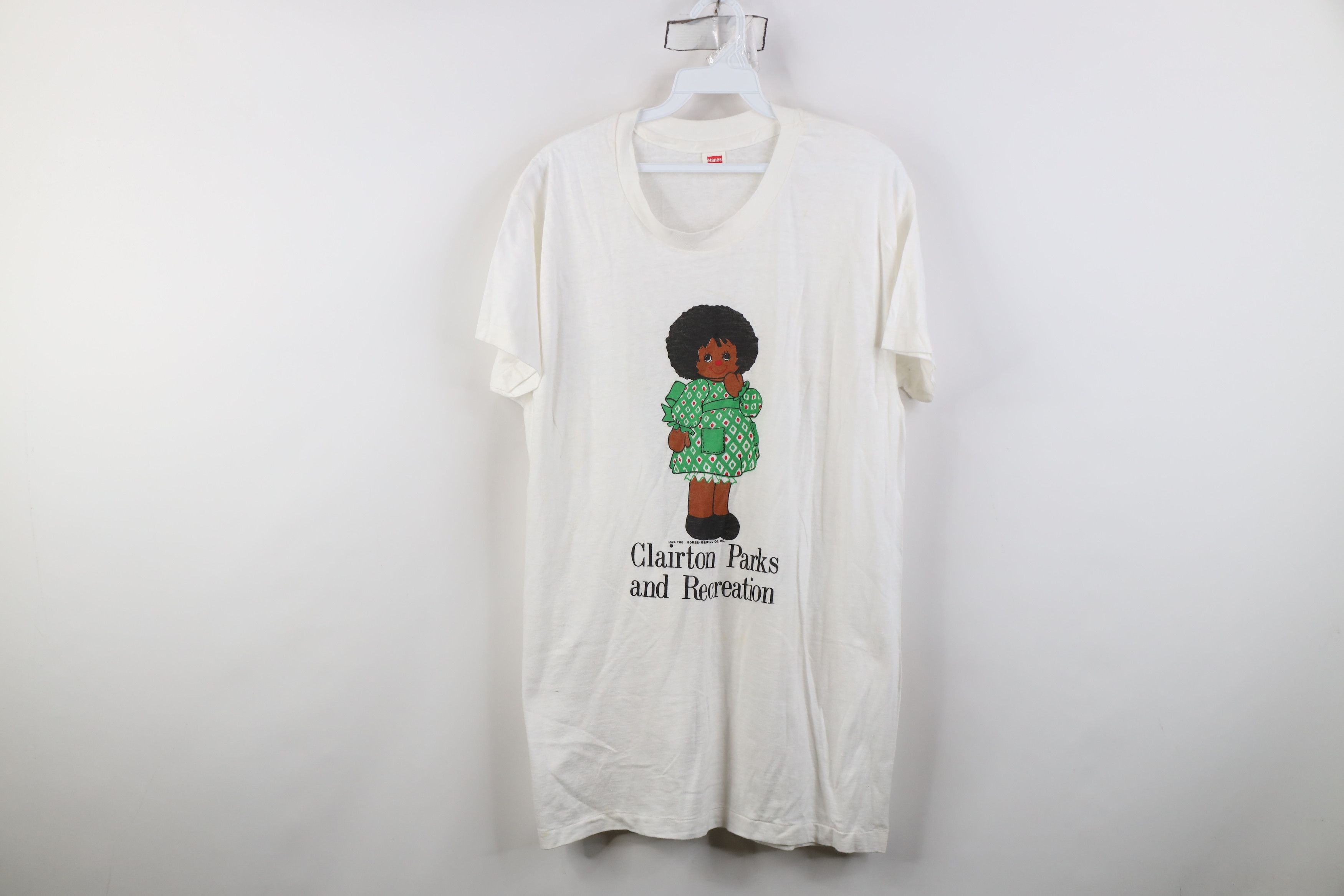 Vintage Vintage 70s Clairton Parks Recreation Short Sleeve T-Shirt Size L / US 10 / IT 46 - 1 Thumbnail