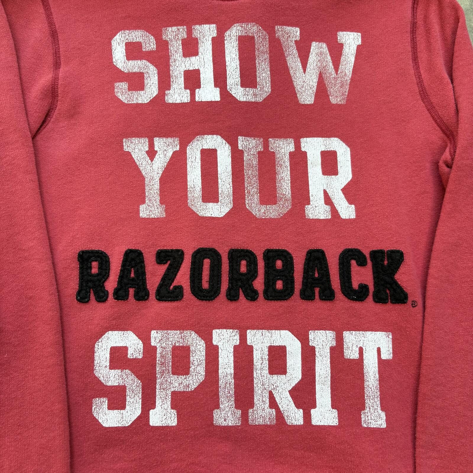 Pink Vintage PINK Victoria’s Secret Arkansas Razorbacks Hoodie Size S / US 4 / IT 40 - 6 Thumbnail