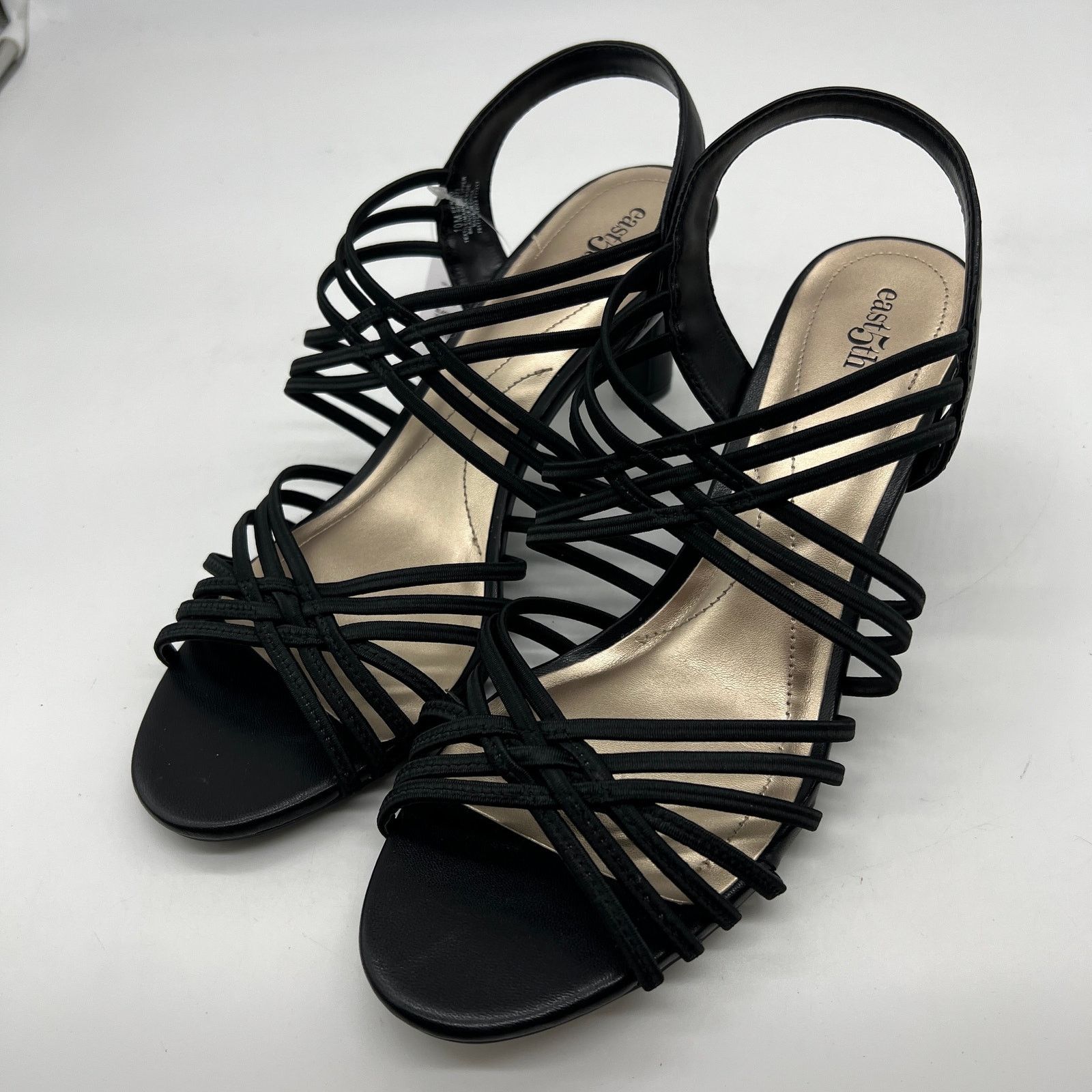 Other east 5th Womens Niko Heeled Sandals Black Size 10M Size US 10 / IT 40 - 2 Thumbnail