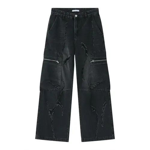 Jean Ripped Jeans Baggy Denim Size US 32 / EU 48 - 4 Thumbnail
