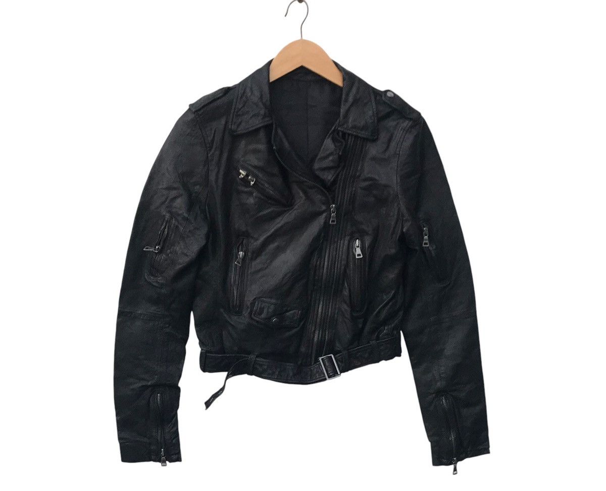 Vintage Vintage Sheepskin Double Collar Bikers Rockabilly Jacket Size US S / EU 44-46 / 1 - 1 Thumbnail