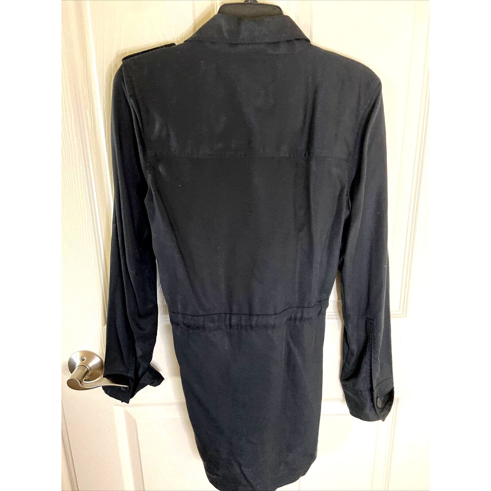 Other Hinge Black Long Sleeve Open Front Jacket Waist Tie Size XS Size XS / US 0-2 / IT 36-38 - 3 Thumbnail