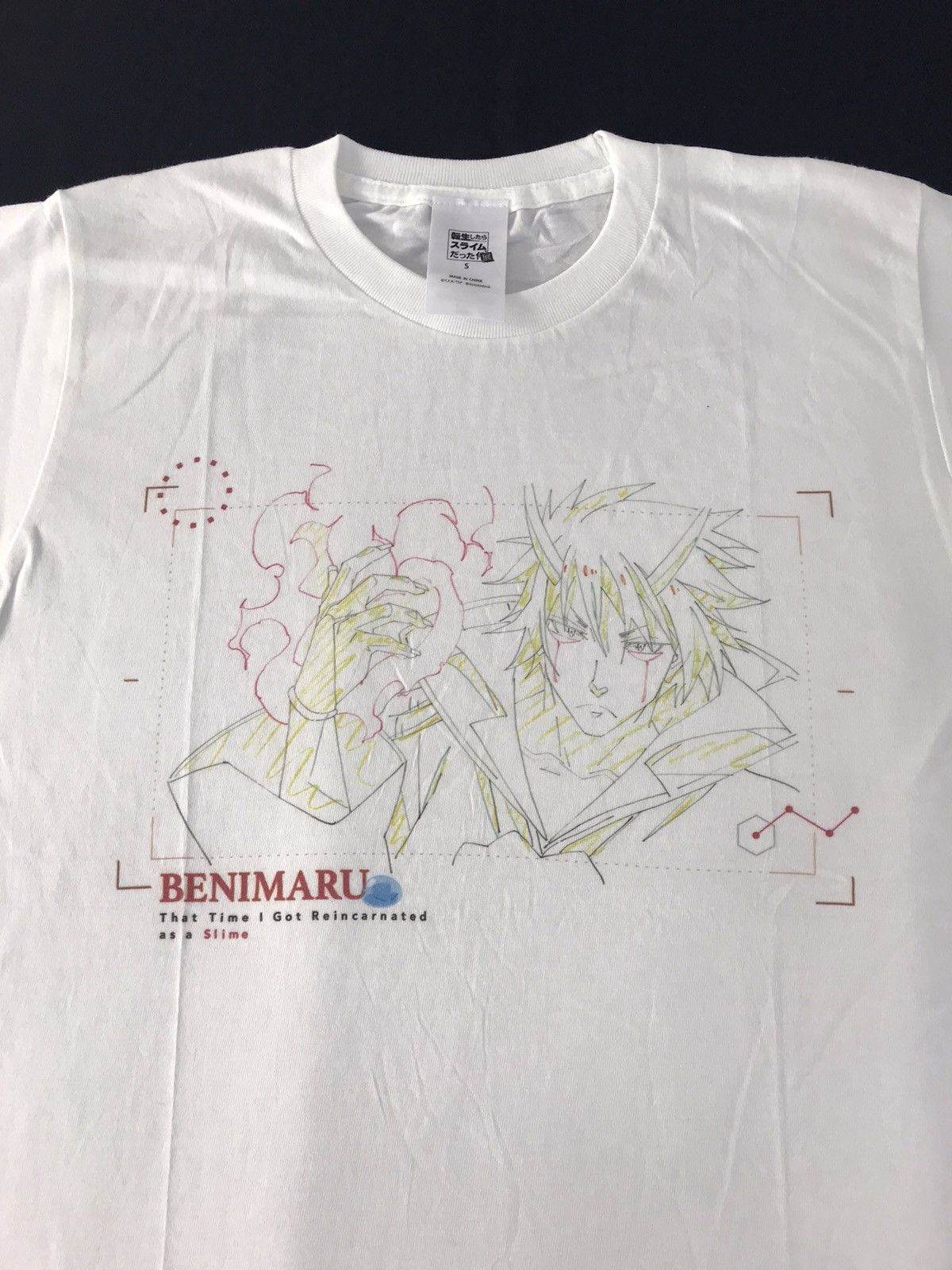Anime Benimaru Slime by Kodansha Movie Anime Manga Big Printed Tee Size US S / EU 44-46 / 1 - 4 Thumbnail