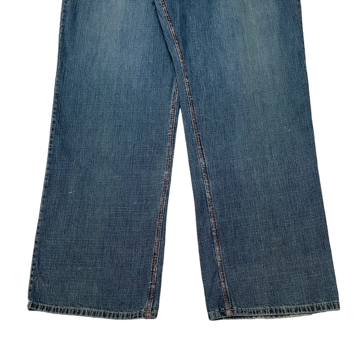 Designer × Japanese Brand × Vintage Vintage Japanese Brand Meoshe Baggy Jeans 2000s Size US 40 / EU 56 - 6 Thumbnail