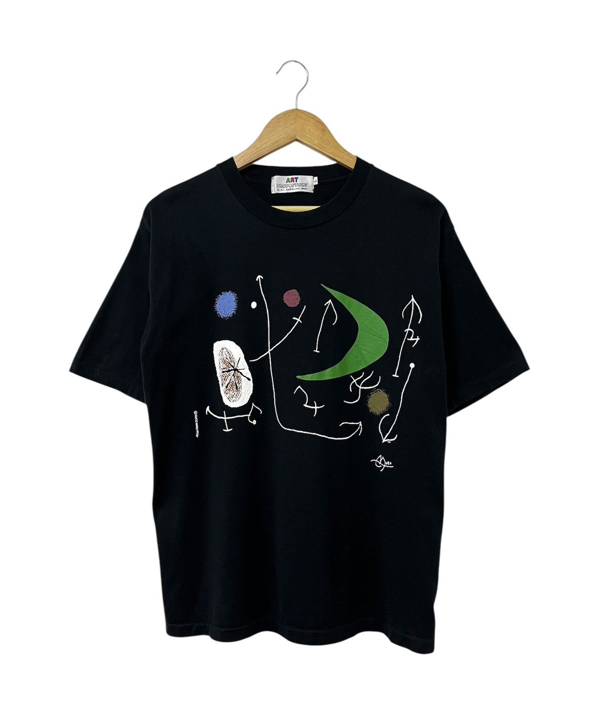 VINTAGE 90s JOAN MIRO SUCC MIRO SURREALISM SPIRIT ART TSHIRT