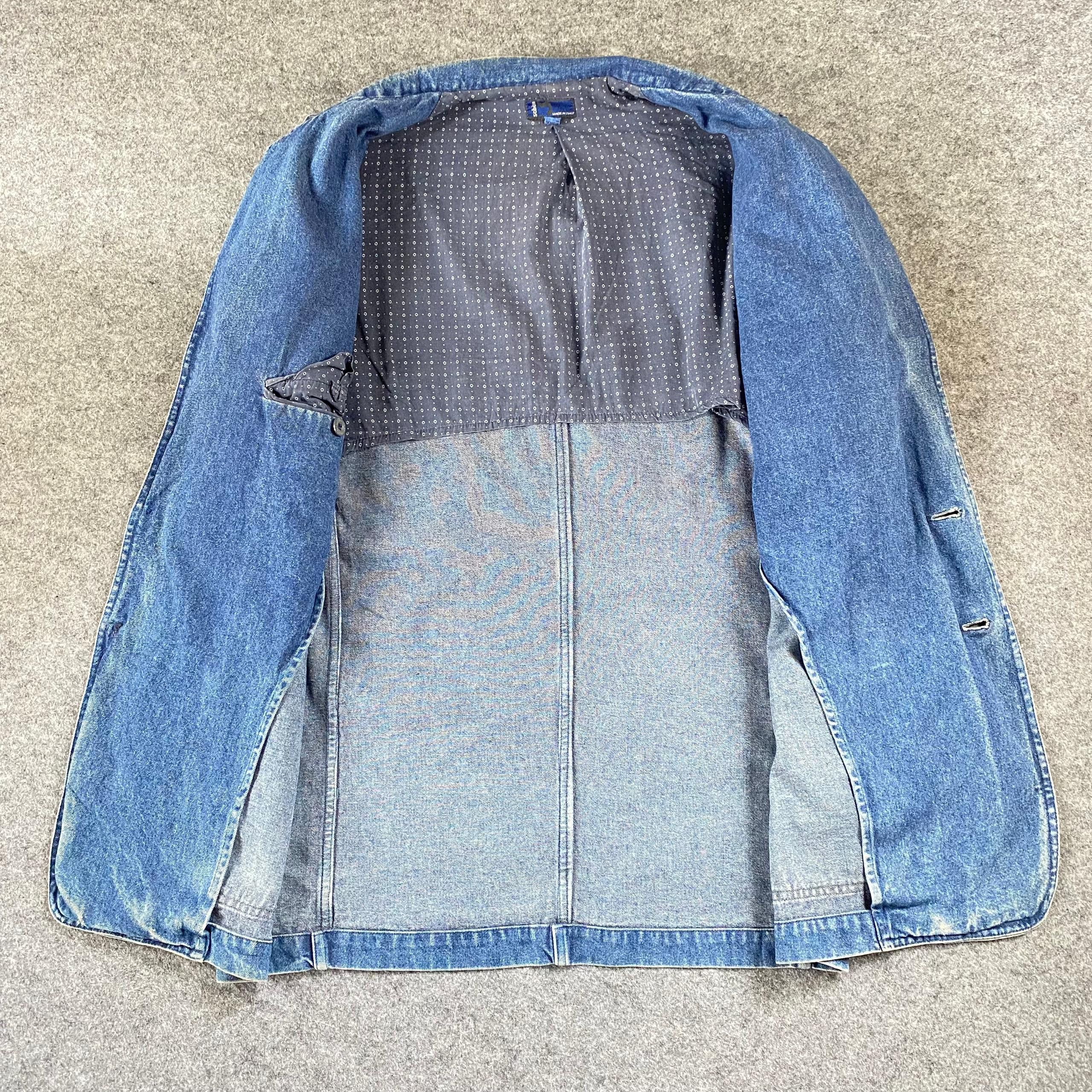Mila Schon Vintage Mila Schon Blazer Denim Jacket Size US L / EU 52-54 / 3 - 8 Thumbnail