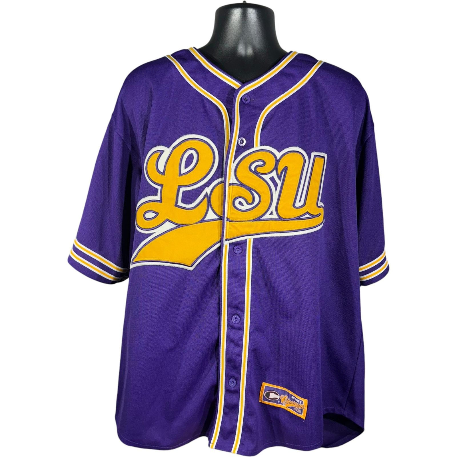 Colosseum Athletics Vintage LSU College Baseball Jersey Size US XL / EU 56 / 4 - 1 Thumbnail