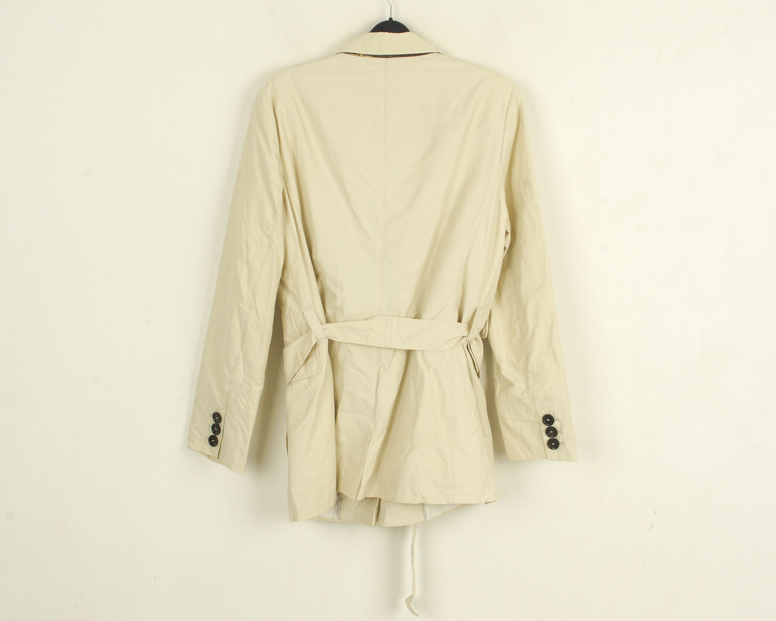 Designer FUCHS SCHMITT Raincoat UK 14 Belted Jacket M Trench Mac Coat Size M / US 6-8 / IT 42-44 - 3 Thumbnail