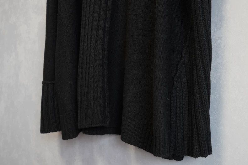Yohji Yamamoto Yohji Yamamoto Yohji Yamamoto Black Knit Sweater-2506 Size US M / EU 48-50 / 2 - 5 Thumbnail