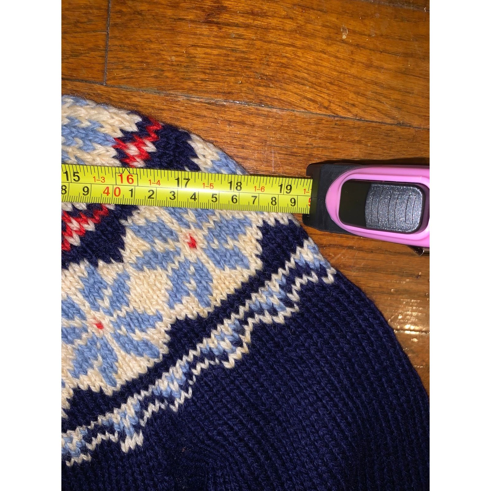 Other × Vintage Vintage Nordic Fair Isle Wool Cardigan Navy Yoke Sweater S Size S / US 4 / IT 40 - 9 Thumbnail