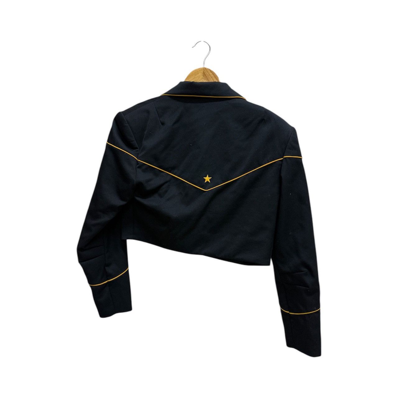 Norma Kamali Norma Kamali cropped western jacket with yellow piping Size S / US 4 / IT 40 - 2 Thumbnail